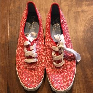 Taylor Swift red glasses keds size 6
